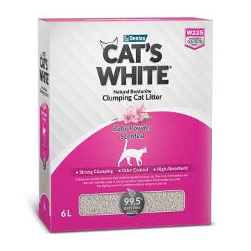 Cat's White Box Baby Powder 6L