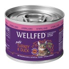 Wellfed Sterilised Γαλοπούλα & Πάπια σε Πατέ 200gr