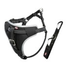 Trixie Ζώνη Ασφαλείας με Σαμαράκι Μαύρο S-M 40-55cm/17mm