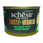 Schesir Dog Κοτόπουλο με Καρμπονάρα 150gr