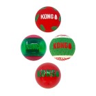 KONG Χριστουγεννιάτικο Παιχνίδι Σκύλου Occasions Balls 4τμχ 6cm