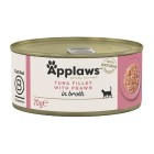 Applaws Cat Τόνος Φιλέτο με Γαρίδες σε Ζωμό Κονσέρβα 70gr