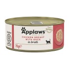 Applaws Cat Στήθος Κοτόπουλο με Πάπια σε Ζωμό Κονσέρβα 70gr