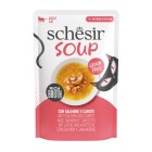 Schesir Cat Soup Ροζ Σολομός & Καρότα 40gr