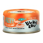 Lucky Lou ExtraFood Φιλέτο Τόνου & Σολομός σε Ζωμό 70gr