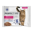 Perfect Fit Sterilised Σολομός & Ψάρια Ωκεανού 4x85gr