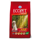 Ecopet Natural Adult Medium Κοτόπουλο 12kg + 2kg Δώρο
