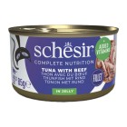 Schesir Cat Τόνος & Φιλετάκια Μοσχάρι σε Ζελέ 85gr