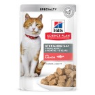 Hill's Science Plan Cat Adult Sterilized με Σολομό 85gr
