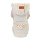 Pet Παλτό Μπεζ M 25cm